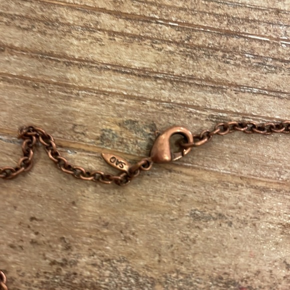 Vintage Avon SAQ Copper Bronze Tone Beaded Choker Collar Statement Necklace - Picture 4 of 4